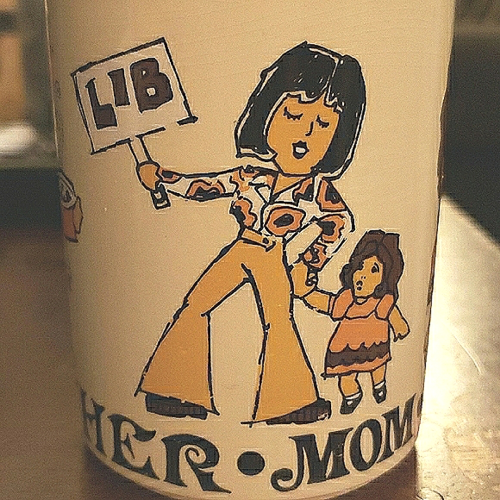 Vintage 70's {Ma•Mother•Mom•Momma} Ceramic Coffee Cup - Picture 2 of 5